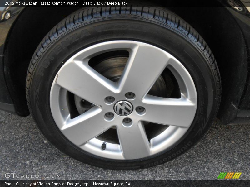 Deep Black / Deep Black 2009 Volkswagen Passat Komfort Wagon