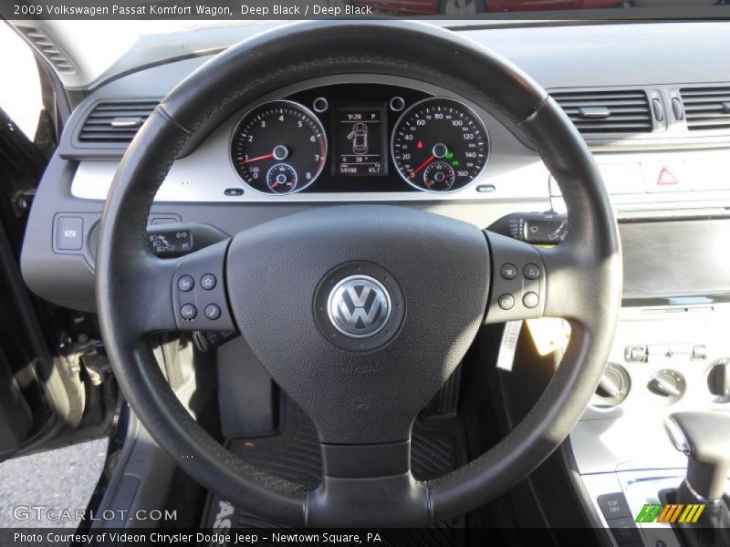 Deep Black / Deep Black 2009 Volkswagen Passat Komfort Wagon
