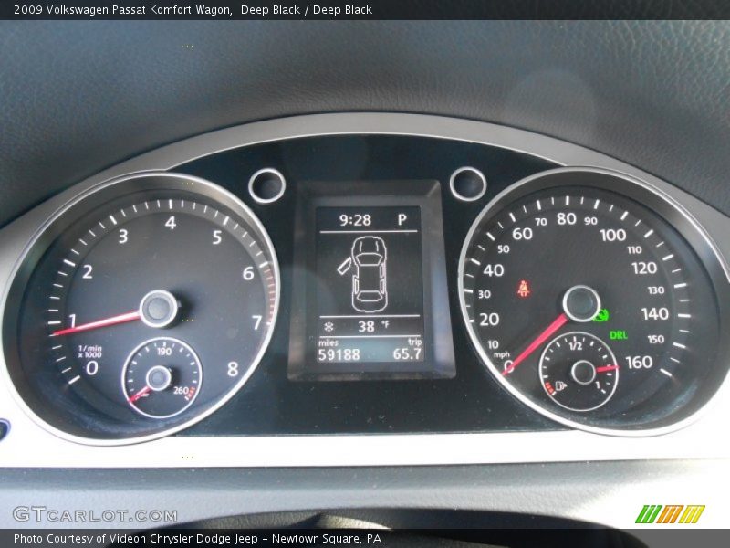 Deep Black / Deep Black 2009 Volkswagen Passat Komfort Wagon