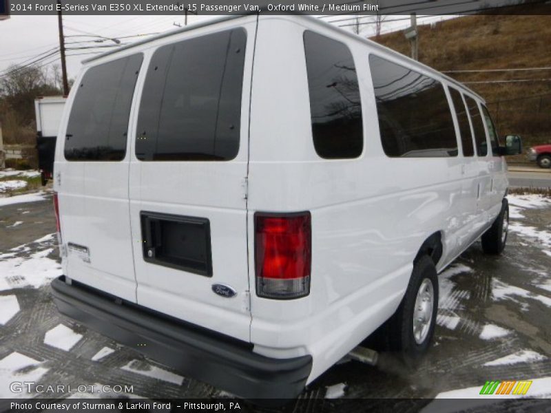 Oxford White / Medium Flint 2014 Ford E-Series Van E350 XL Extended 15 Passenger Van