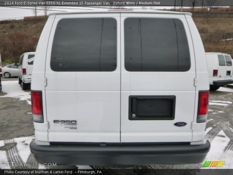 Oxford White / Medium Flint 2014 Ford E-Series Van E350 XL Extended 15 Passenger Van