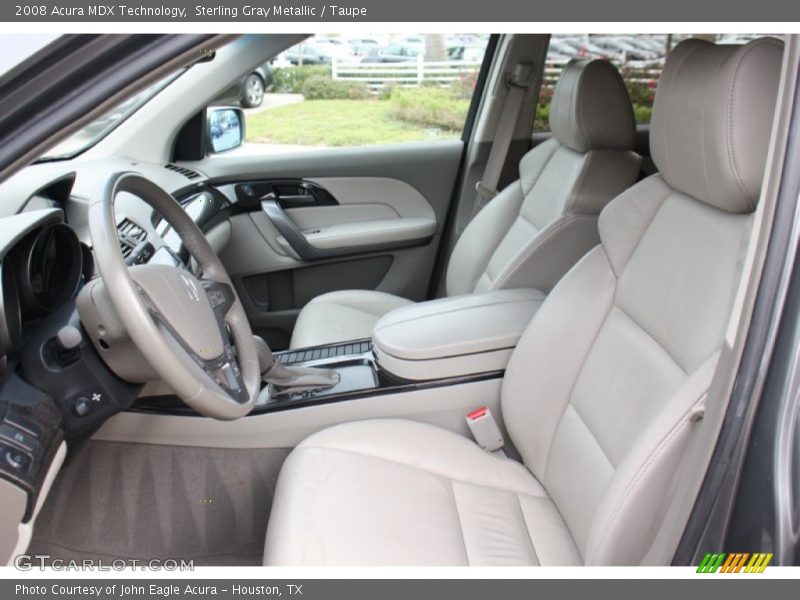 Sterling Gray Metallic / Taupe 2008 Acura MDX Technology