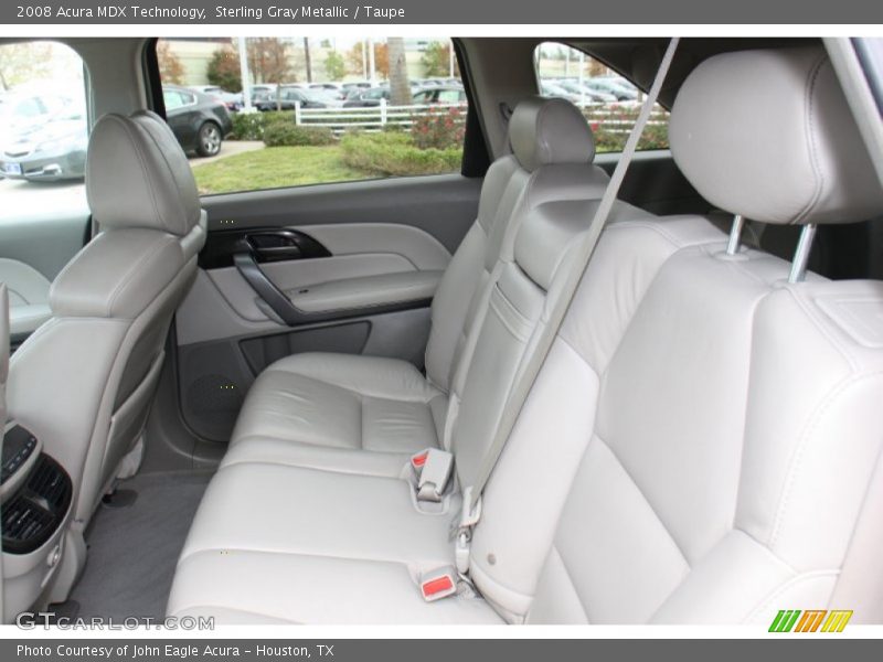 Sterling Gray Metallic / Taupe 2008 Acura MDX Technology