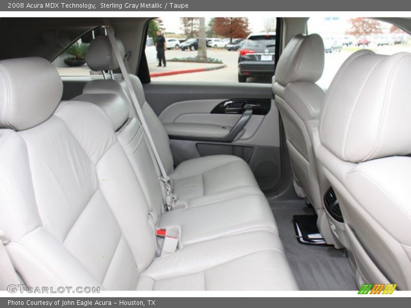 Sterling Gray Metallic / Taupe 2008 Acura MDX Technology