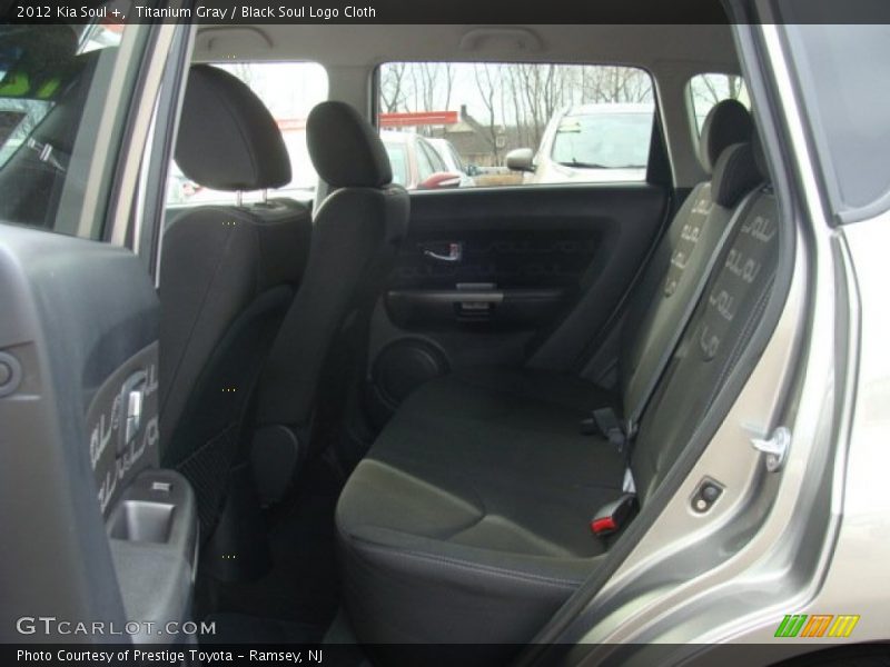 Titanium Gray / Black Soul Logo Cloth 2012 Kia Soul +