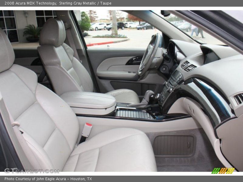 Sterling Gray Metallic / Taupe 2008 Acura MDX Technology