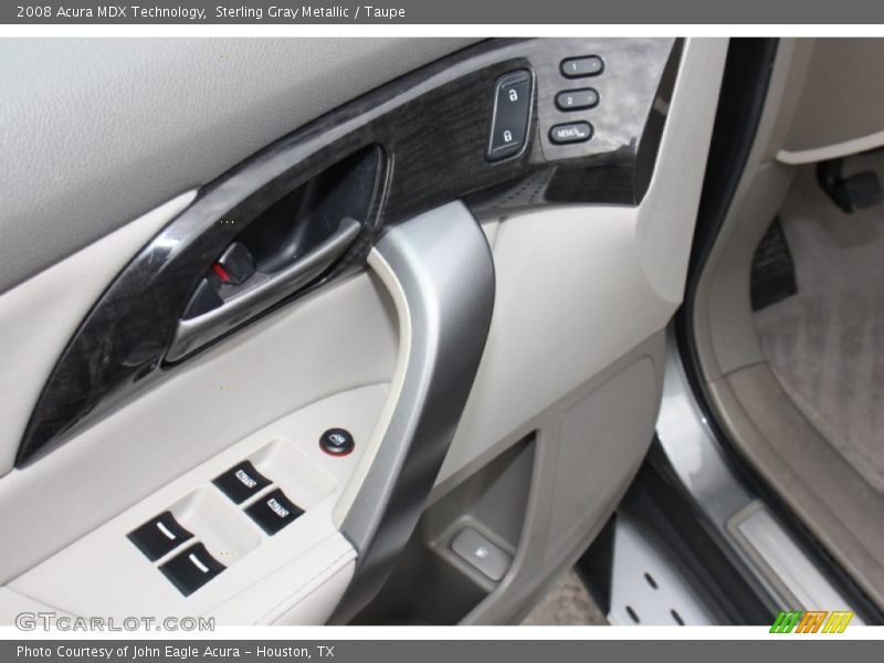 Sterling Gray Metallic / Taupe 2008 Acura MDX Technology