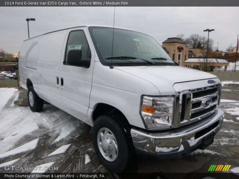Oxford White / Medium Flint 2014 Ford E-Series Van E350 Cargo Van