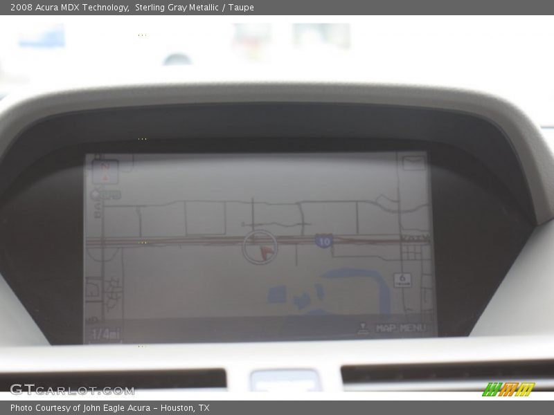 Sterling Gray Metallic / Taupe 2008 Acura MDX Technology