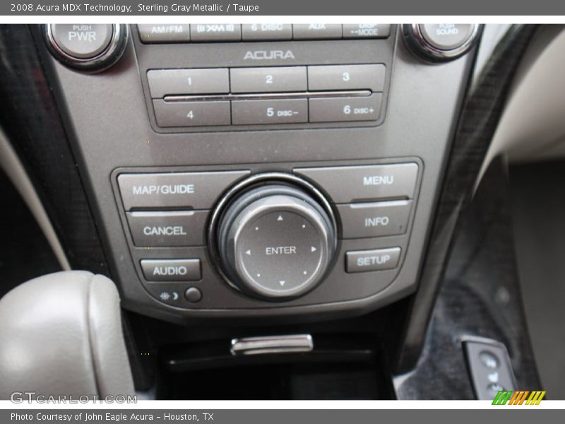 Sterling Gray Metallic / Taupe 2008 Acura MDX Technology
