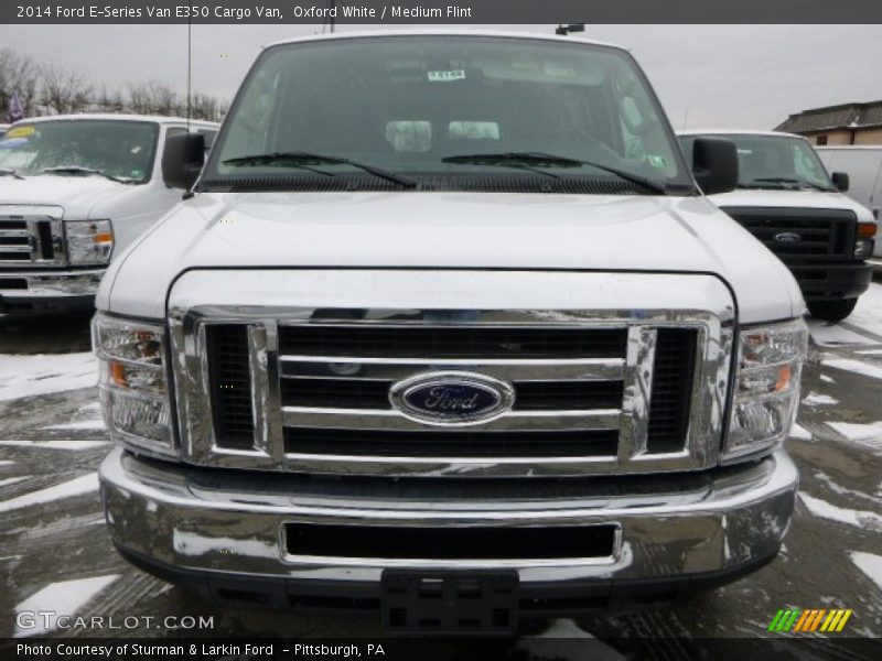 Oxford White / Medium Flint 2014 Ford E-Series Van E350 Cargo Van