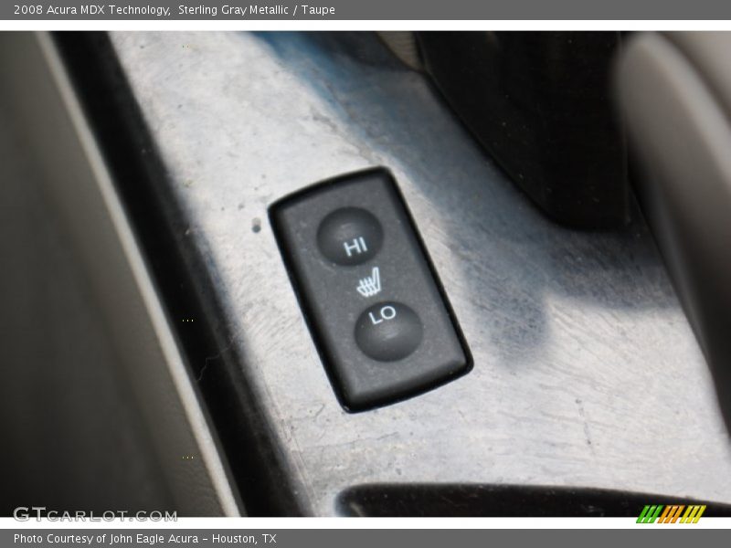 Sterling Gray Metallic / Taupe 2008 Acura MDX Technology