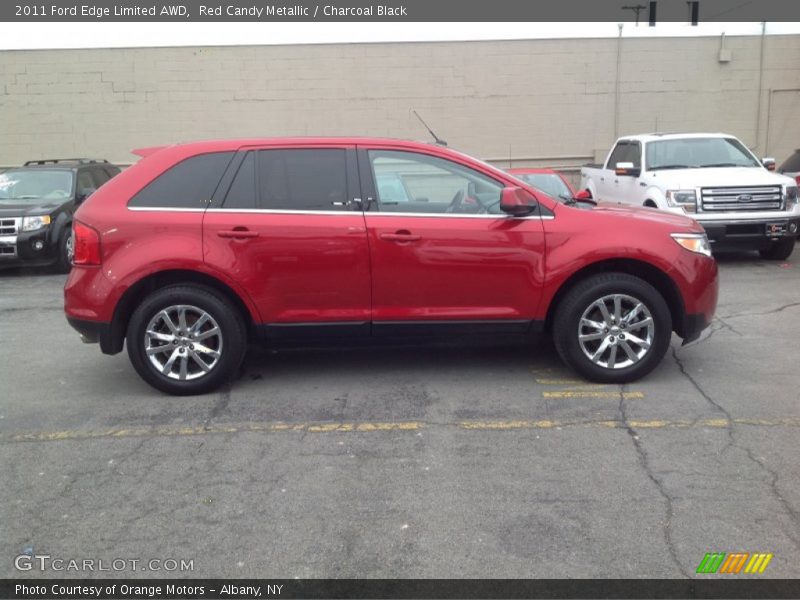 Red Candy Metallic / Charcoal Black 2011 Ford Edge Limited AWD