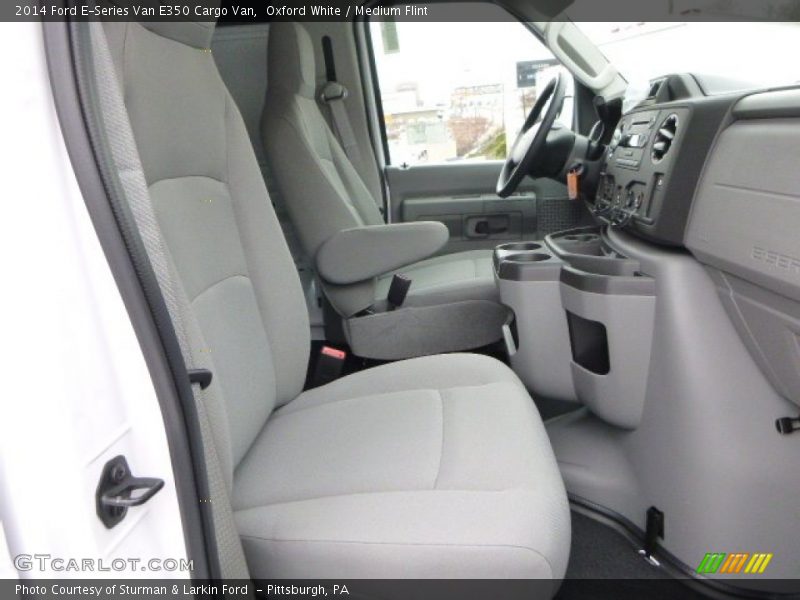 Oxford White / Medium Flint 2014 Ford E-Series Van E350 Cargo Van