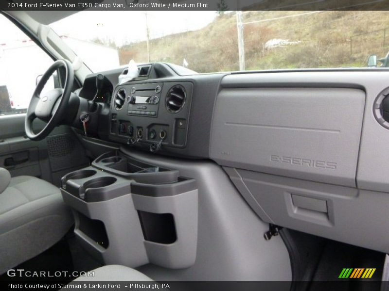 Oxford White / Medium Flint 2014 Ford E-Series Van E350 Cargo Van