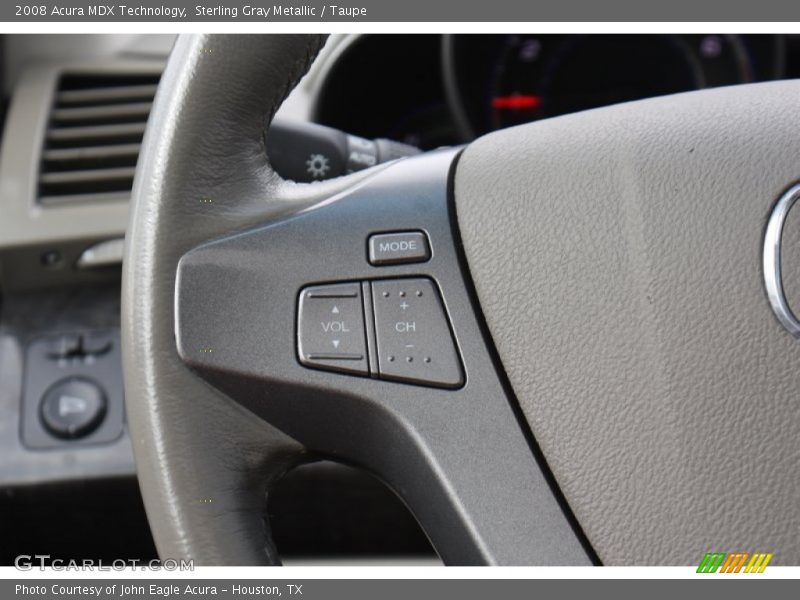 Sterling Gray Metallic / Taupe 2008 Acura MDX Technology