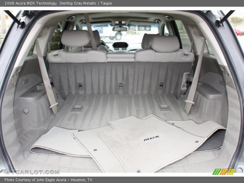 Sterling Gray Metallic / Taupe 2008 Acura MDX Technology