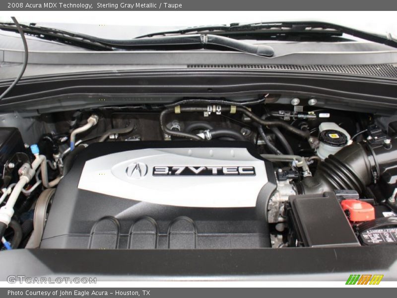 Sterling Gray Metallic / Taupe 2008 Acura MDX Technology