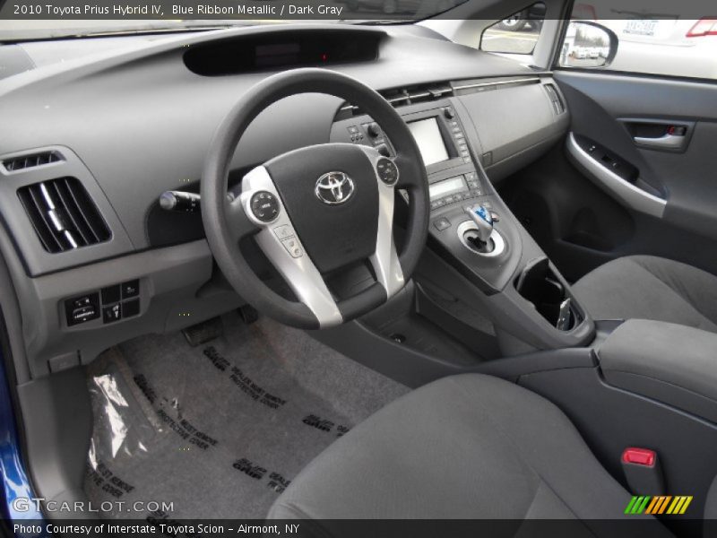 Blue Ribbon Metallic / Dark Gray 2010 Toyota Prius Hybrid IV