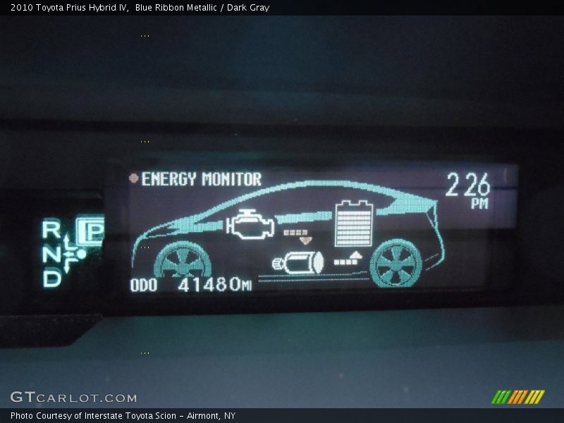 Blue Ribbon Metallic / Dark Gray 2010 Toyota Prius Hybrid IV