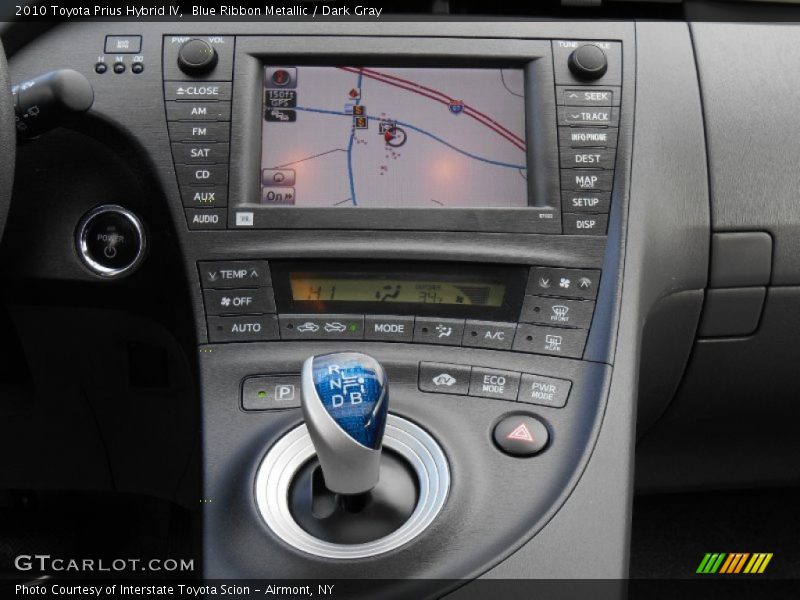 Blue Ribbon Metallic / Dark Gray 2010 Toyota Prius Hybrid IV