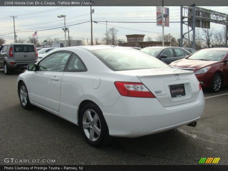 Taffeta White / Ivory 2008 Honda Civic EX-L Coupe