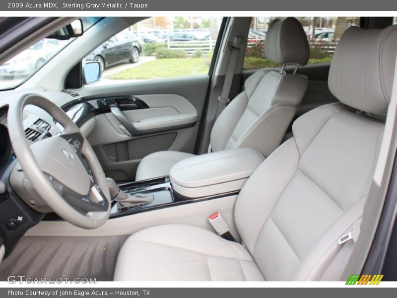 Sterling Gray Metallic / Taupe 2009 Acura MDX