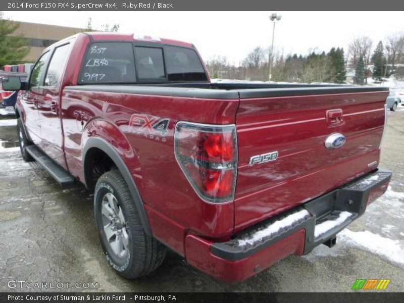 Ruby Red / Black 2014 Ford F150 FX4 SuperCrew 4x4