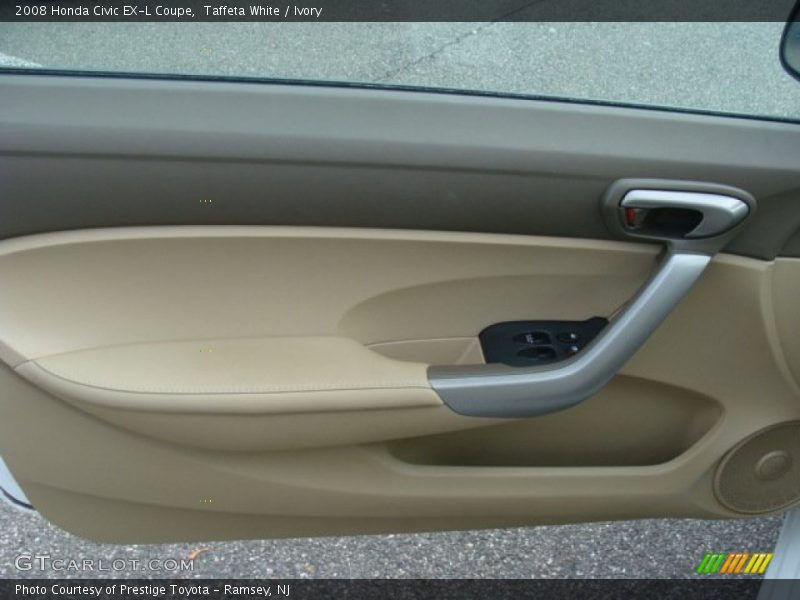 Taffeta White / Ivory 2008 Honda Civic EX-L Coupe