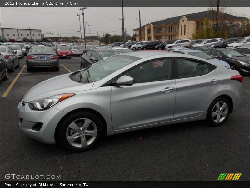 Silver / Gray 2013 Hyundai Elantra GLS