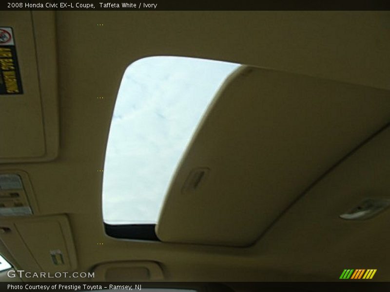 Taffeta White / Ivory 2008 Honda Civic EX-L Coupe