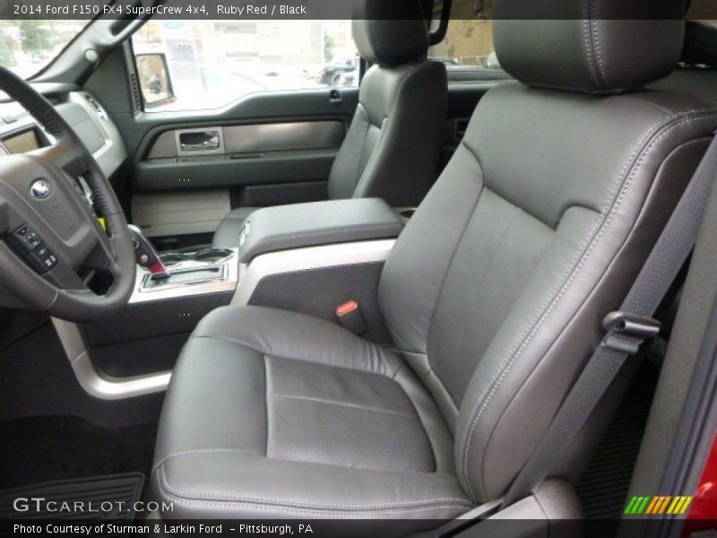 Front Seat of 2014 F150 FX4 SuperCrew 4x4