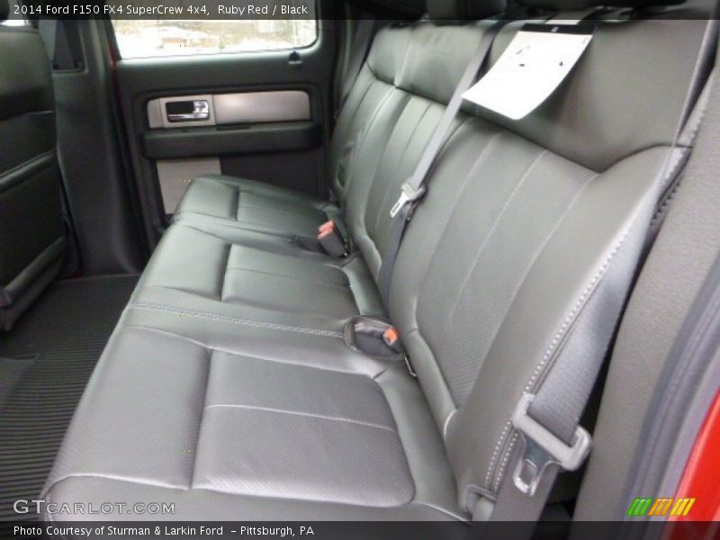 Rear Seat of 2014 F150 FX4 SuperCrew 4x4