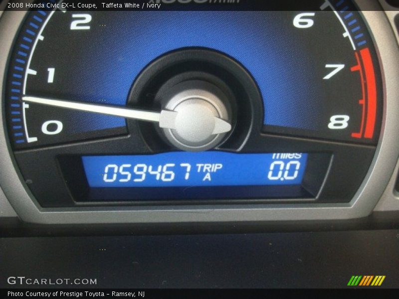 Taffeta White / Ivory 2008 Honda Civic EX-L Coupe