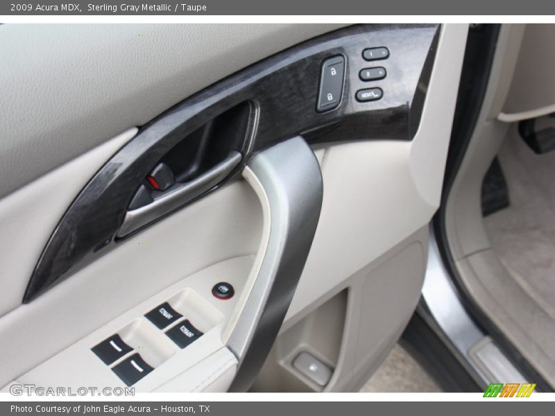 Sterling Gray Metallic / Taupe 2009 Acura MDX
