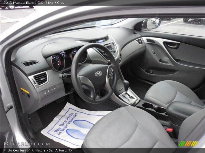 Silver / Gray 2013 Hyundai Elantra GLS