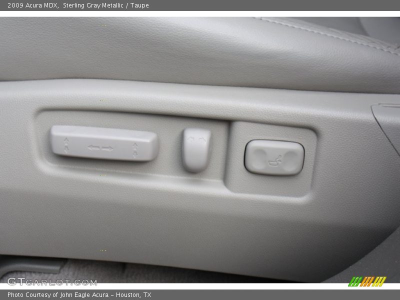 Sterling Gray Metallic / Taupe 2009 Acura MDX