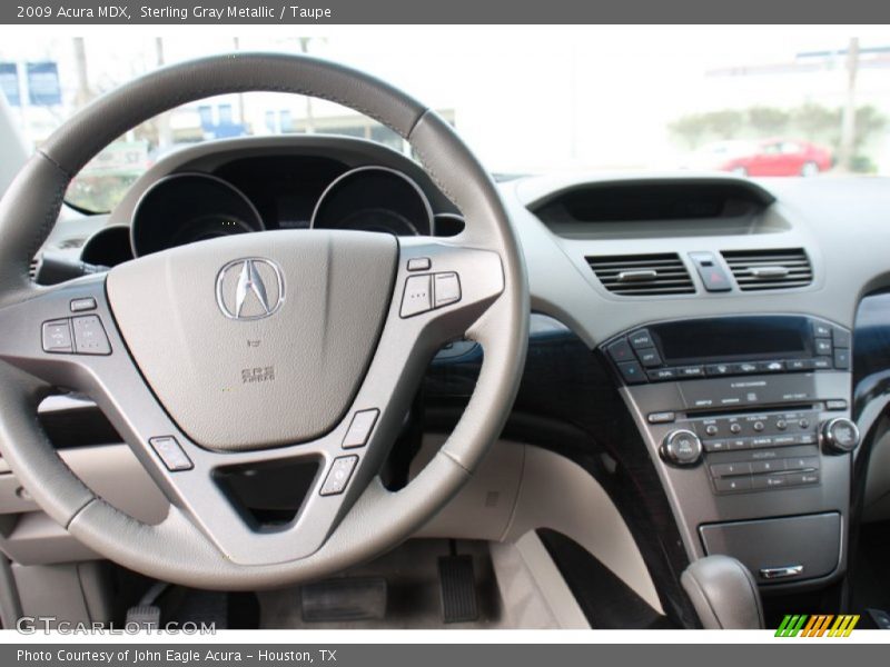 Sterling Gray Metallic / Taupe 2009 Acura MDX