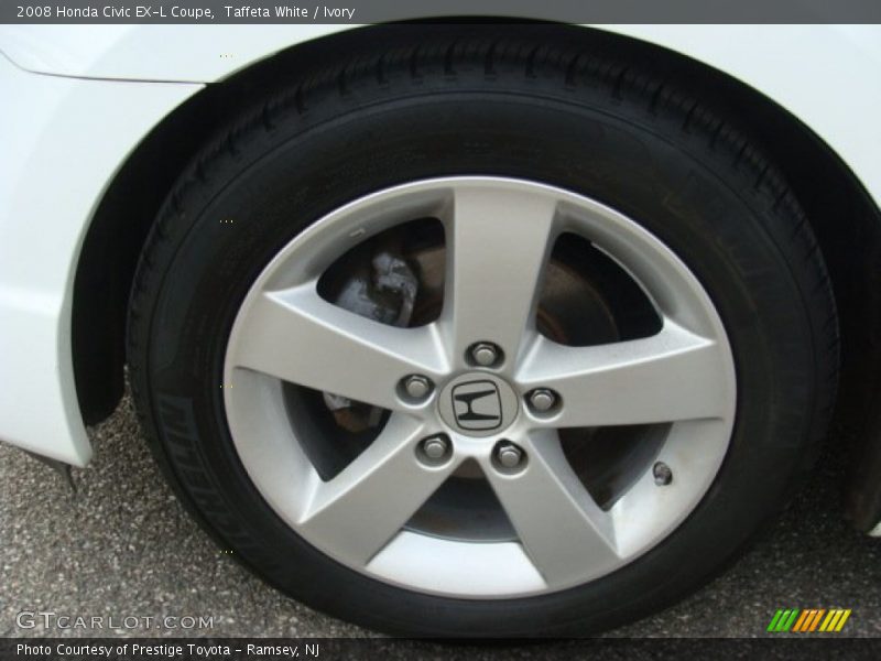 Taffeta White / Ivory 2008 Honda Civic EX-L Coupe