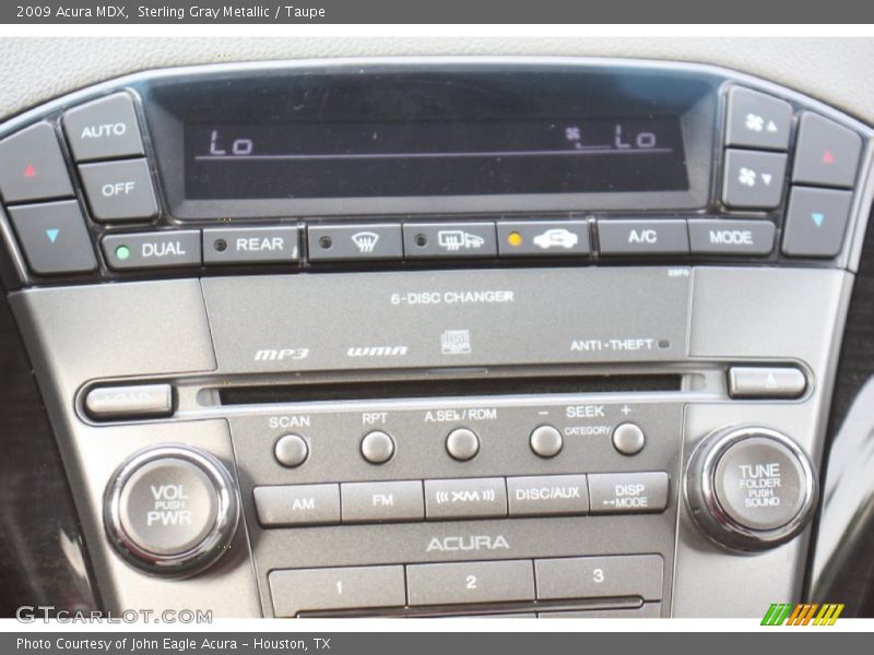 Sterling Gray Metallic / Taupe 2009 Acura MDX