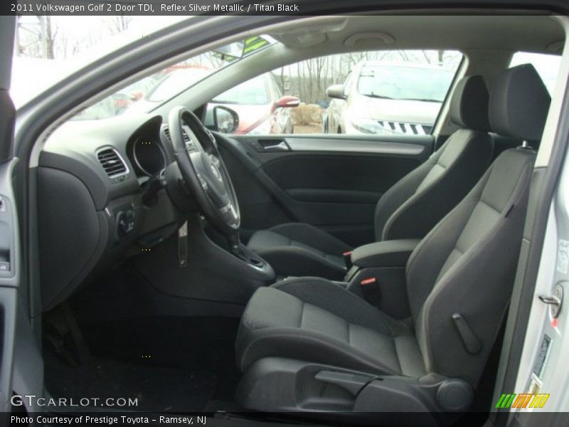 Reflex Silver Metallic / Titan Black 2011 Volkswagen Golf 2 Door TDI