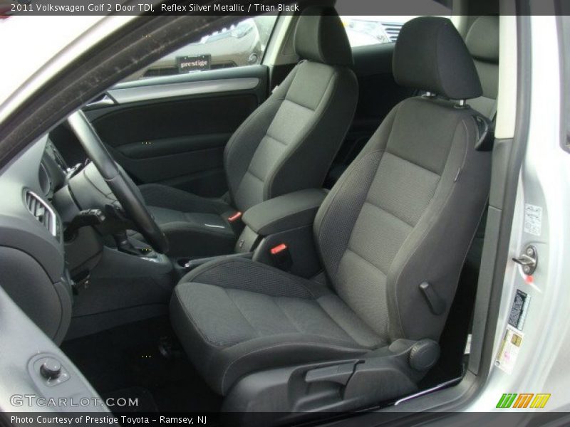 Reflex Silver Metallic / Titan Black 2011 Volkswagen Golf 2 Door TDI