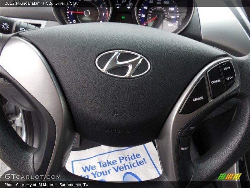 Silver / Gray 2013 Hyundai Elantra GLS