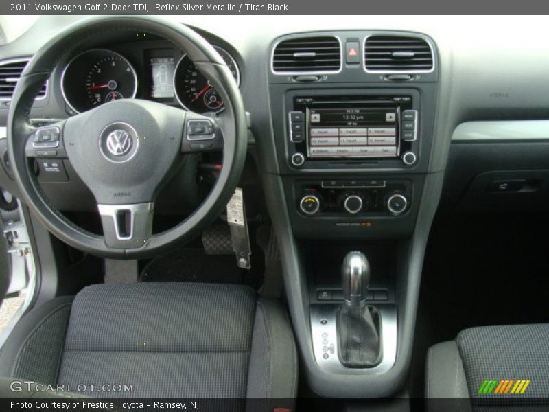 Reflex Silver Metallic / Titan Black 2011 Volkswagen Golf 2 Door TDI