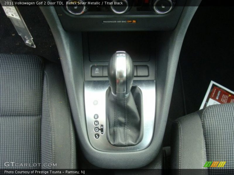 Reflex Silver Metallic / Titan Black 2011 Volkswagen Golf 2 Door TDI