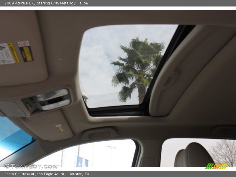Sterling Gray Metallic / Taupe 2009 Acura MDX