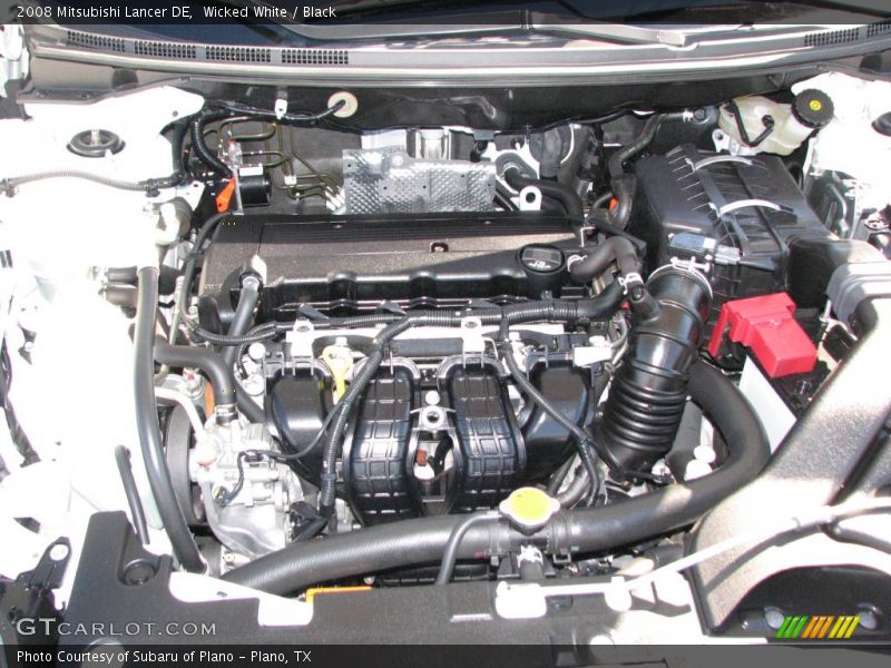 Wicked White / Black 2008 Mitsubishi Lancer DE