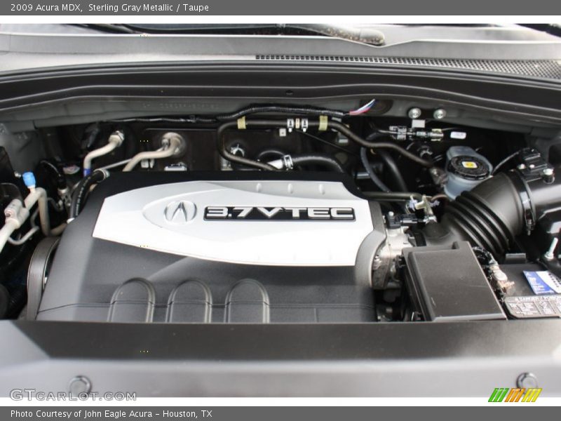 Sterling Gray Metallic / Taupe 2009 Acura MDX