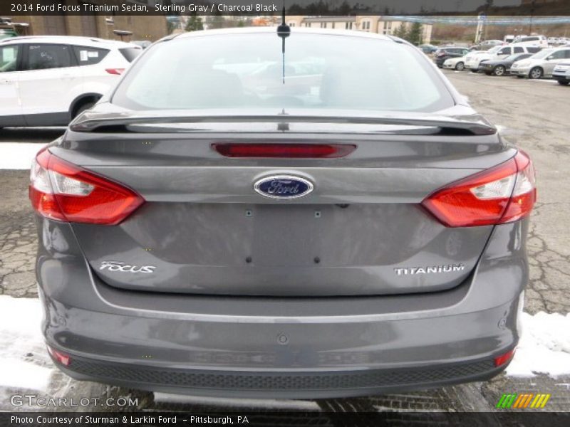 Sterling Gray / Charcoal Black 2014 Ford Focus Titanium Sedan