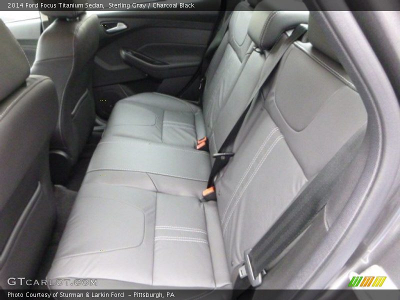 Sterling Gray / Charcoal Black 2014 Ford Focus Titanium Sedan